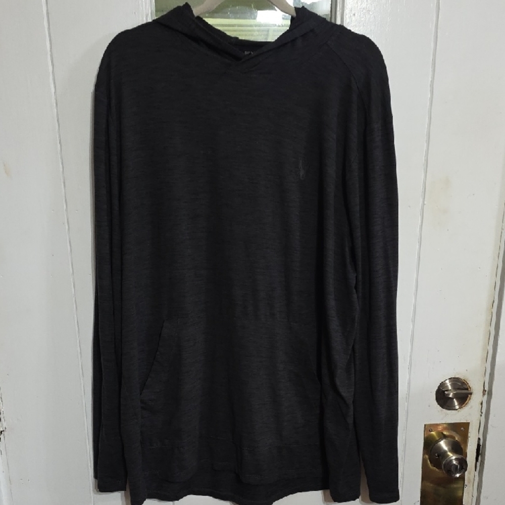 Spyder Activewear Men's Hooded Shirt Pockets‎ Lighteight Athleisure Sz XXL EUC